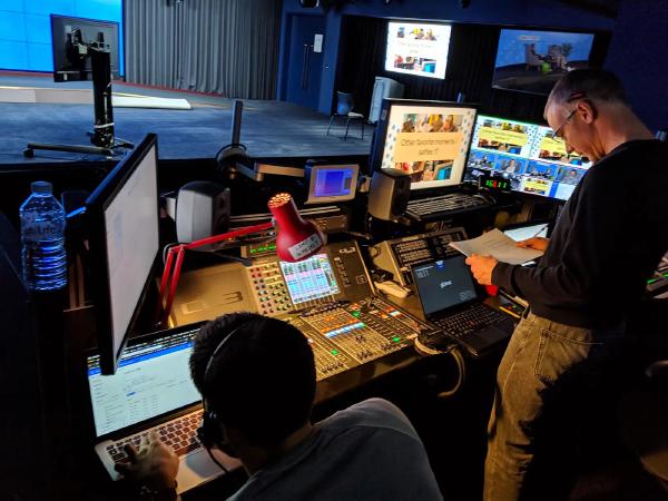 Livestream control room